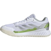 Adidas Courtquick Padel White Silver Green Women''s Sneakers  Offer + Cheap