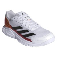 Tênis Adidas Courtquick Padel Branco Cobre Vermelho