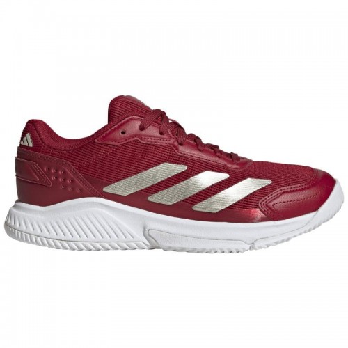 Zapatillas Adidas Courtquick Padel Rojo Mujer