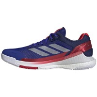 Zapatillas Adidas Crazyquick Boost Padel Azul Plata Blanco  Oferta + Barato