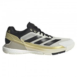 Tênis Adidas Crazyquick Boost Padel Branco Preto Ouro