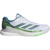 Adidas Crazyquick LS Padel White Green Sneakers  Offer + Cheap