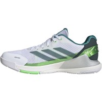 Adidas Crazyquick LS Padel White Green Sneakers  Offer + Cheap