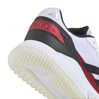 Zapatillas Adidas Courtquick Padel Blanco Negro Rojo  Oferta + Barato