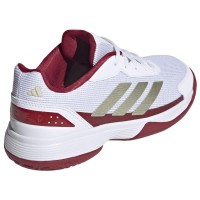 Adidas Crazyquick Padel Blanc Rouge Junior Baskets
