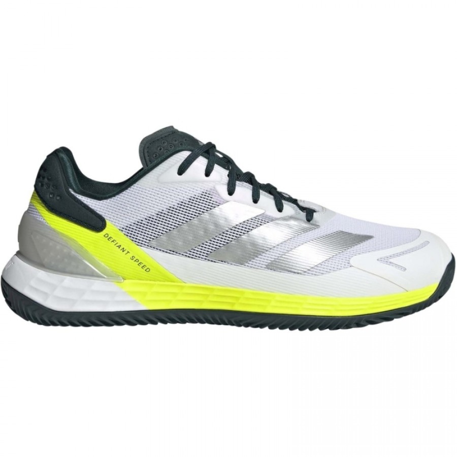 Adidas Defiant Speed 2 White Silver Green Sneakers  Offer + Cheap
