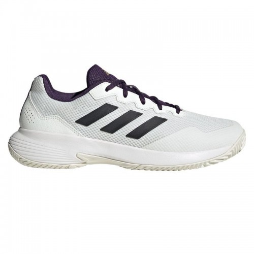 Adidas GameCourt 2 White Purple Aurora Sneakers