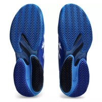 Zapatillas Asics Court FF 3 Novak Clay Azul Negro Plata  Oferta + Barato