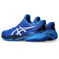 Zapatillas Asics Court FF 3 Novak Clay Azul Negro Plata  Oferta + Barato