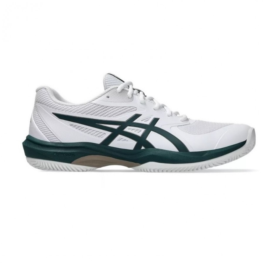 Zapatillas Asics Game FF Clay Blanco Verde Saxon  Oferta + Barato