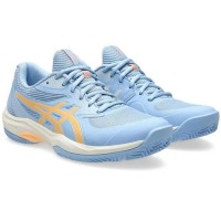 Baskets Femme Asics Game FF Padel Blue Stone Orange  Offre - Pas cher