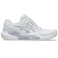 Baskets Femme Asics Gel Challenger 15 TERRE BATTUE Blanc Argent  Offre - Pas cher