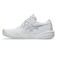 Baskets Femme Asics Gel Challenger 15 TERRE BATTUE Blanc Argent  Offre - Pas cher
