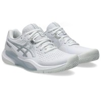 Baskets Femme Asics Gel Challenger 15 TERRE BATTUE Blanc Argent  Offre - Pas cher