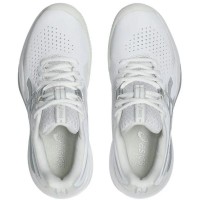 Baskets Femme Asics Gel Challenger 15 TERRE BATTUE Blanc Argent  Offre - Pas cher