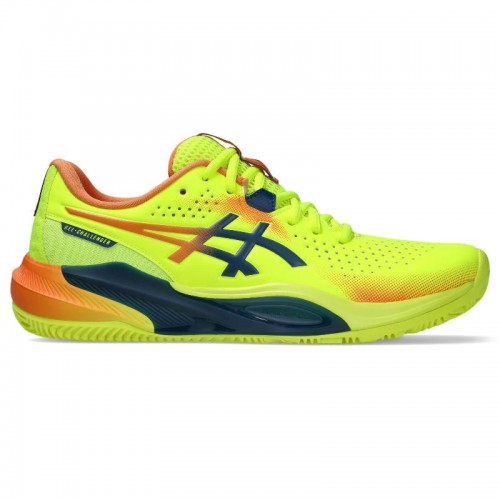 Tênis Asics Gel Challenger 15 Padel L.E Amarelo Azul Escuro