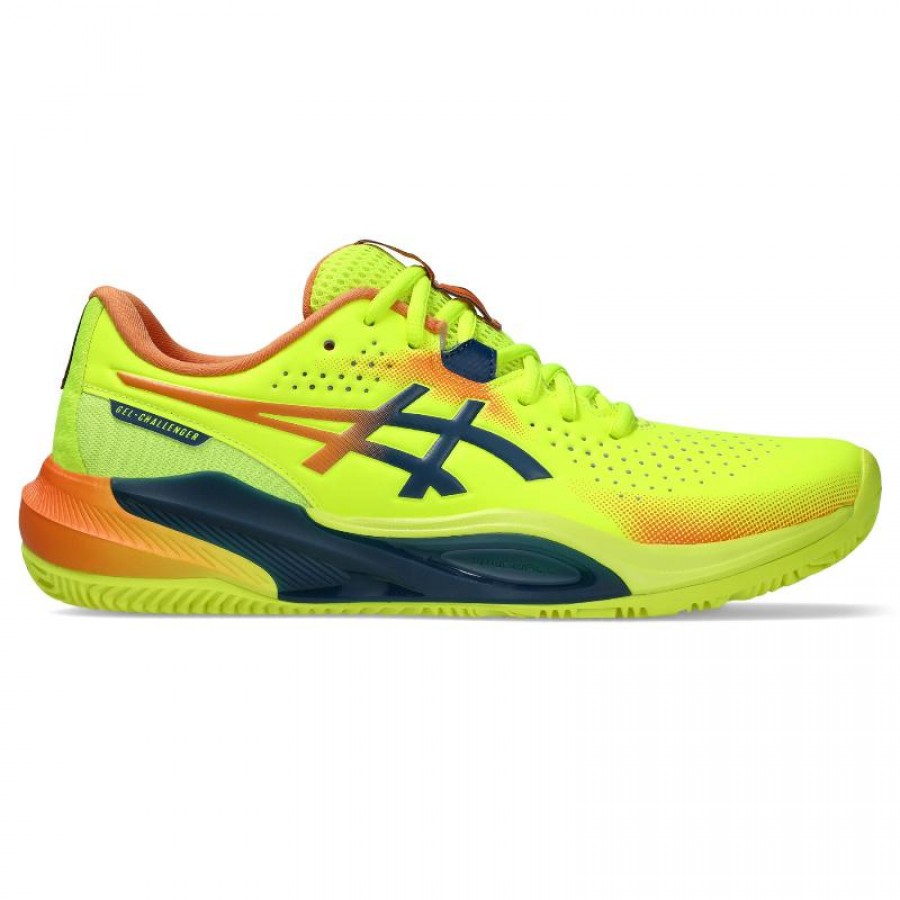Asics Gel Challenger 15 Padel L.E Baskets jaunes bleu foncé