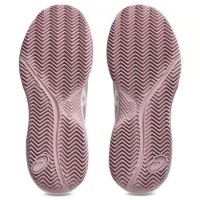 Asics Gel Dedicate 8 Clay Pink Morganite Baskets blanches pour femmes