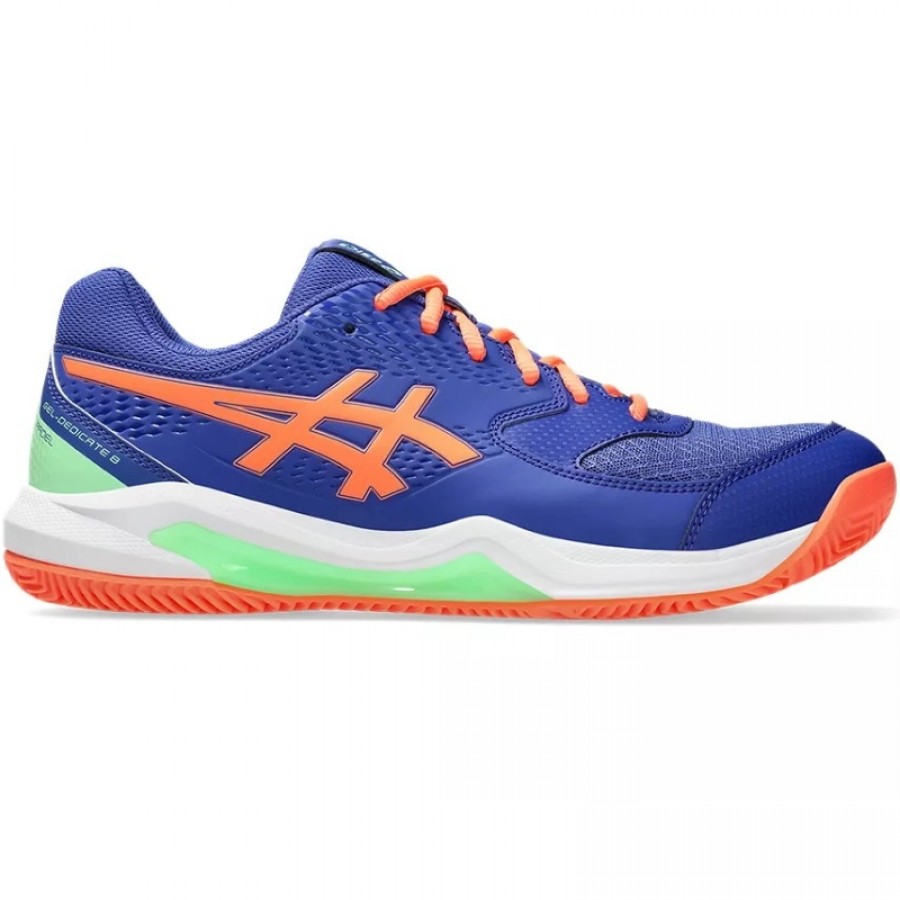 Baskets Asics Gel Dedicate 8 Padel Cobalt Cobalt Corail  Offre - Pas cher