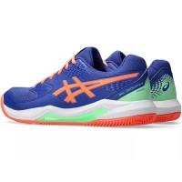 Baskets Asics Gel Dedicate 8 Padel Cobalt Cobalt Corail  Offre - Pas cher