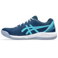 Zapatillas Asics Gel Dedicate 8 Padel Azul Mako Gris  Oferta + Barato