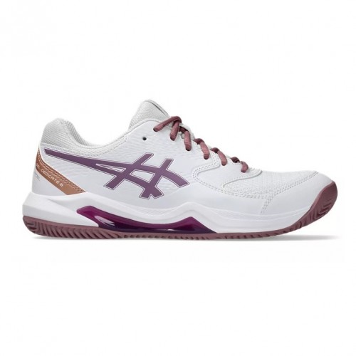 Asics Gel Dedicate 8 Padel White Dark Ube Women''s Sneakers