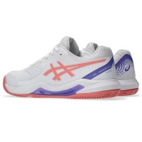 Asics Gel Dedicate 8 Padel White Pink baskets pour femmes