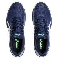 Asics Gel Game 9 Clay Blue White Sneakers  Offer + Cheap