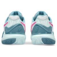 Asics Gel Resolucão 9 Padel Mint Rosa Fluor Sapatos Femininos  Oferta + Barato