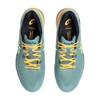 Zapatillas Asics Gel Resolution 9 Padel Celadon Amarillo  Oferta + Barato