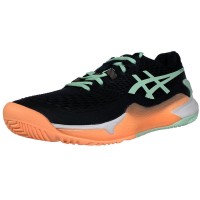 Zapatillas Asics Gel Resolution 9 Padel Negro Menta Mujer  Oferta + Barato