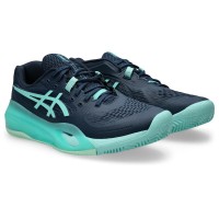 Zapatillas Asics Gel Resolution X Clay Azul Oscuro Menta