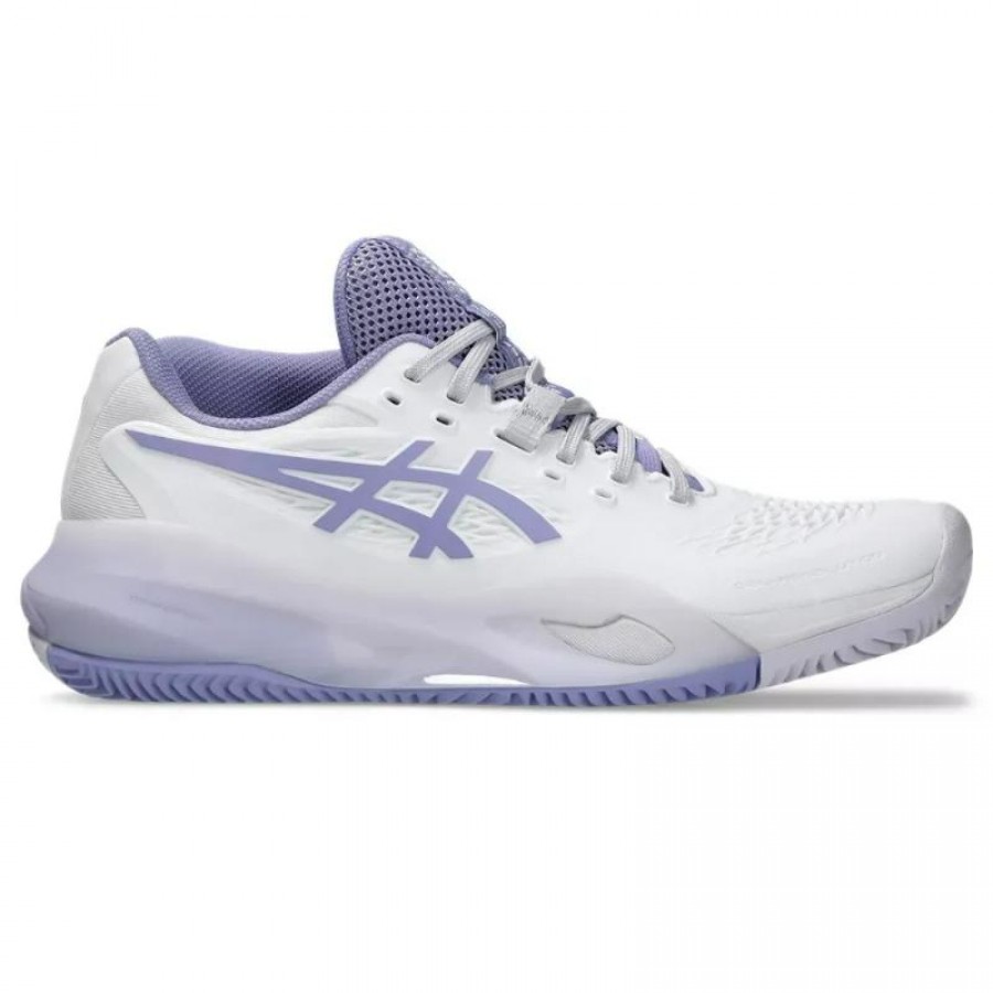 Zapatillas Asics Gel Resolution X Clay Blanco Lila Mujer