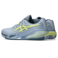 Zapatillas Asics Gel Resolution X Clay Gris Verde Pistacho