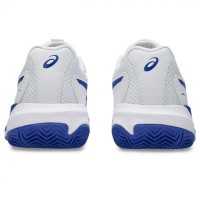 Asics Gel Resolution X Clay GS White Cobalt Blue Junior Sneakers  Offer + Cheap