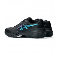 Asics Gel Resolution X Clay Black Blue Sneakers