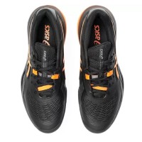Zapatillas Asics Gel Resolution X Clay Negro Naranja  Oferta + Barato