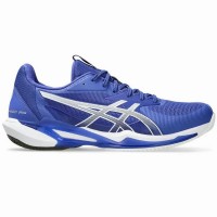 Baskets Asics Solution Speed FF 3 Terre Battue Cobalt Bleu Blanc  Offre - Pas cher