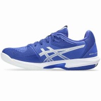 Baskets Asics Solution Speed FF 3 Terre Battue Cobalt Bleu Blanc  Offre - Pas cher