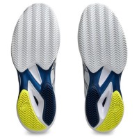 Asics Solution Speed FF 3 Clay White Blue Mako Sneakers  Offer + Cheap