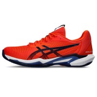 Zapatillas Asics Solution Speed FF 3 Clay Naranja Azul Marino  Offer + Cheap