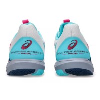 Zapatillas Asics Solution Speed FF 3 Padel Blanco Rosa  Oferta + Barato