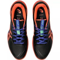 Baskets Asics Solution Speed FF 3 Padel Noir Corail  Offre - Pas cher