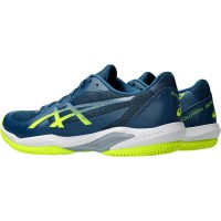 Asics Solution Swift FF 2 Clay Blue Mako Yellow Sneakers  Offer + Cheap