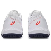 Asics Solution Swift FF 2 Clay White Blue Orange Sneakers  Offer + Cheap