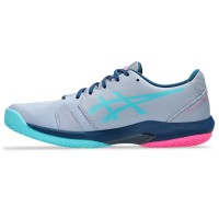 Zapatillas Asics Solution Swift FF 2 Padel Gris Azul Mako  Oferta + Barato