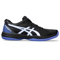 Zapatillas Asics Solution Swift FF Clay Negro Azul Zafiro  Oferta + Barato