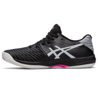 Zapatillas Asics Solution Swift FF Clay Negro Rosa Fluor PADELPOINT Zapatillas Asics Solution Swift FF Clay Negro Rosa Fluor