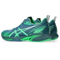 Tênis Asics Sonicsmash FF Azul-Verde