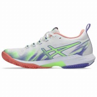 Tênis femininos Asics Sonicsmash FF Branco Rosa